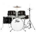 Fame Kiddyset 5 PC Junior Drumset "Yannis Signature", Black 